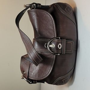 Coach Soho brown leather hobo handbag F066-F10192